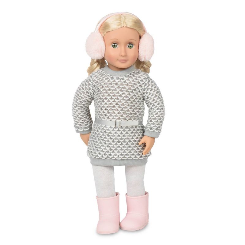 Our Generation Winter Style Dress &#38; Earmuffs Outfit for 18&#34; Dolls, 3 of 7