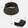 Best Choice Products 24in Basket Woven Hyacinth Christmas Tree Collar, Skirt Accessory w/ Cord Cut-Out - 2 of 4