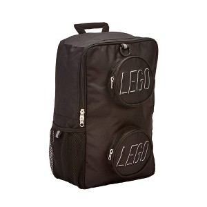 LEGO Brick Eco Kids' 16.5" Backpack - Black - 1 of 4