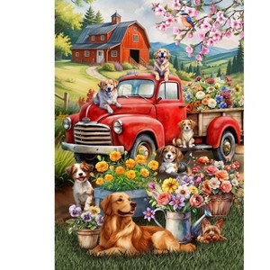 Briarwood Lane Spring Garden Flag 12x18 For Outdoor Farm Pups For Spring Garden Flag Flags For Outside - 1 of 4