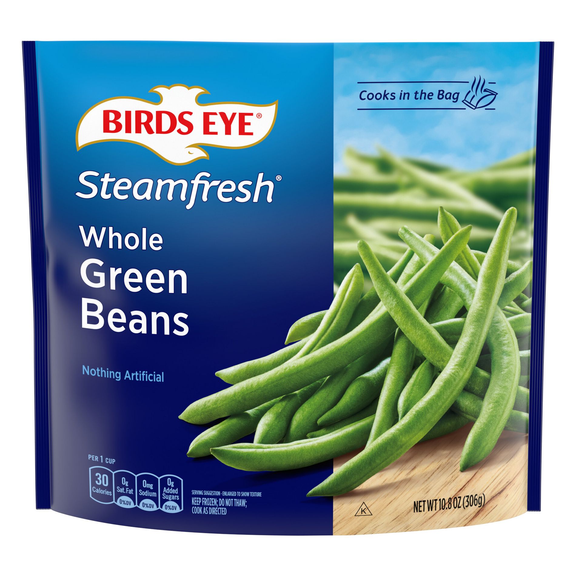 Birds Eye Steamfresh Premium Selects Frozen Whole Green Beans - 10.8oz