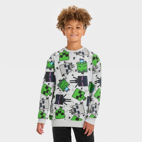 Boys minecraft christmas jumper hot sale