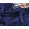 Luxury 4 - Piece Bath Towel Set, 600 GSM Turkish Cotton, Navy Blue, 27x54 In - 4 of 4