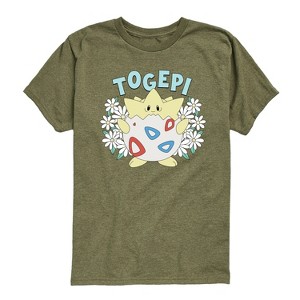 Boys' - Pokémon - Floral Togepi Short Sleeve Graphic T-Shirt - 1 of 4