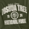 Joshua Tree National Park Established Date Adult T-Shirt Military Green - 2 of 4