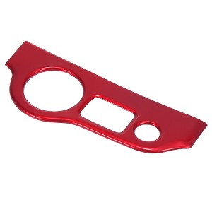 Unique Bargains Center Console Headlight Knob Switch Trim for Dodge Challenger 15-20 Red 1pcs - 1 of 4