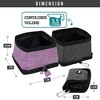 PetAmi Collapsible Dog Bowls 2 Pack, Food and Water Travel Set, Portable Pet Dish No Spill, Foldable Lightweight BPA Free Leakproof - 2 of 4