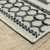 Oriental Weavers Torrey 005Y1 Light Grey/ Blue Indoor/Outdoor Area Rug - 3'3" x 5' - 3 of 4