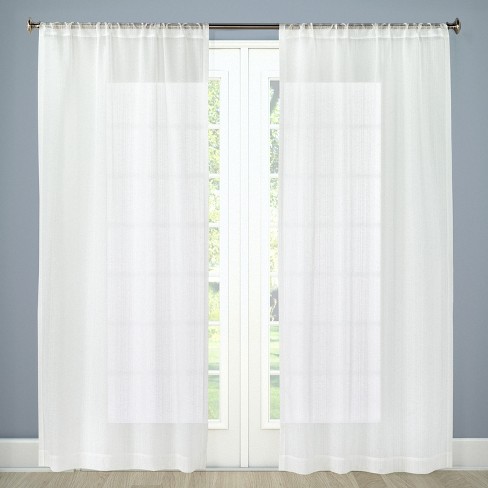 sheer curtain panels for french doors