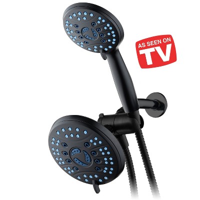 AquaCare Antimicrobial High Pressure 50-mode Handheld Shower Head Combo ...