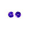 John Bead Flat Round Plastic Loose Sequins Hologram with Hole Craft Embellishments Purple 6mm 1600 Pieces - 2 of 4