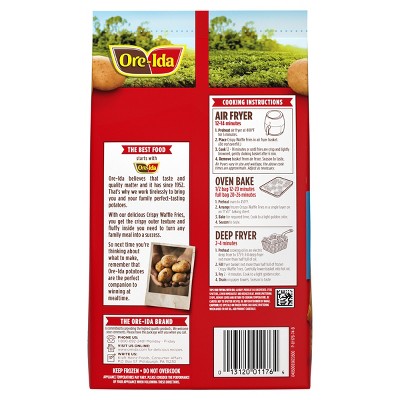 Ore-Ida Gluten Free Frozen Golden Waffle Fries - 22oz