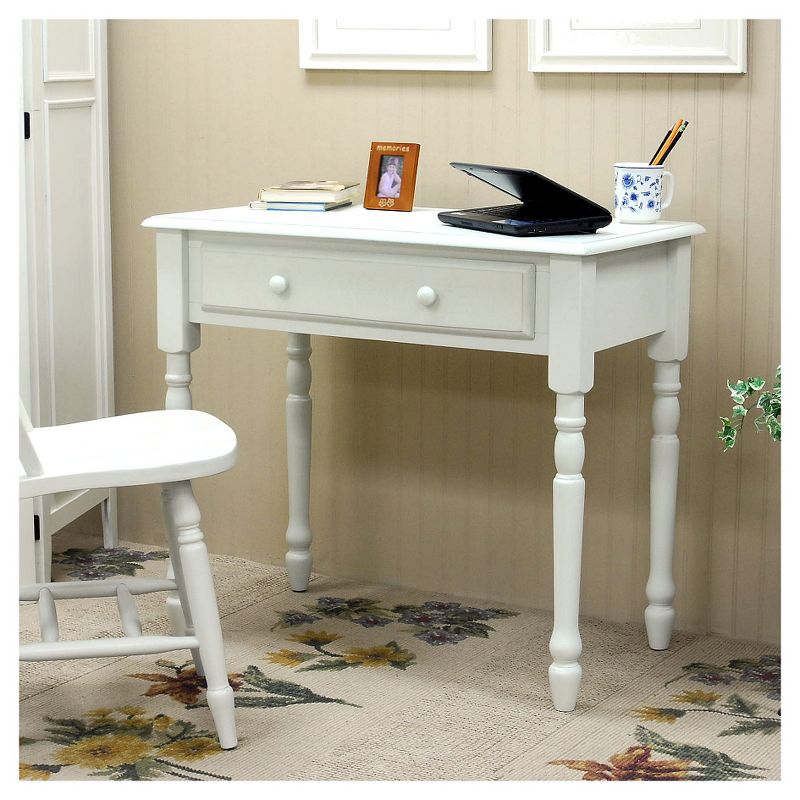 Eleanor Wood Writing Desk with Drawers - Carolina Chair & Table Co., 3 of 5