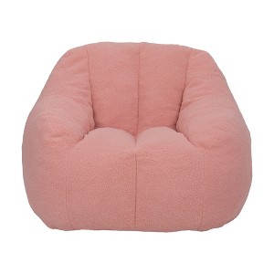 TIRAMISUBEST Bean Bag Chair with Filler, Bean Bag Sofa with Soft Filling, Fluffy and Lazy Sofa, Comfy Cozy Chairs with Memory for Dorm, Living Room - 1 of 4