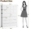 Jojoka Tall Dresser for Bedroom,16 Drawer Dressers & Chests of Drawers, Fabric Storage Drawer, 11.8" D x 39.9" W x 51.2" H - 3 of 4