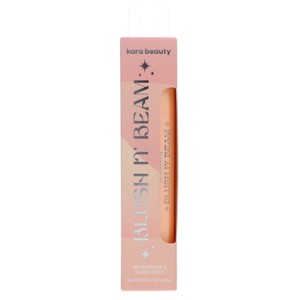Kara Beauty Blush N' Beam Highlighter & Blush Stick Shy Pink + Crushed Pearl 0.5 oz - 1 of 2