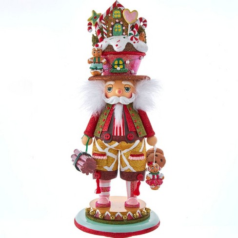 Kurt Adler Hollywood White Winter LED Hat Christmas Nutcracker 15 Inch