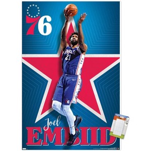 Trends International NBA Philadelphia 76ers - Joel Embiid 20 Unframed Wall Poster Prints - 1 of 4
