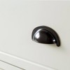 Aiden Cottage 1-Drawer Nightstand with Cabinet Door Chestnut - Picket House Furnishings: Bun Feet, Chevron Veneers, Brass Hardware - 4 of 4