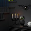 13" Light and Sound Owl Halloween Decorative Prop - Hyde and EEK! Boutique™: Hyde and EEK! Boutique™, Indoor Haunted House Theme - 2 of 3