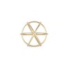 Cheung's Thayer Small Golden Circular Orb - 4 of 4