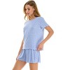 Jaclyn NY Womens Pointelle Tee and Shorts Pajama Set - 2 of 3