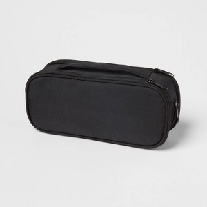 Triple Zip Multicompartment Pencil Case Pouch - up&up™ - 1 of 4