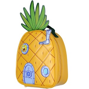 Intimo SpongeBob SquarePants Pineapple Under Sea Shaped Insulated Lunch Box Bag Tote Orange - 1 of 4
