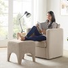 VANOMi 17.72’’ Modern Boucle Upholstered Ottoman–Footrest, Makeup Stool, Shoe Bench - 3 of 4