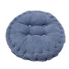 PiccoCasa Corduroy Home Office Round Shaped Sofa Floor Chair Seat Cushion Pad 40cm Dia - 4 of 4