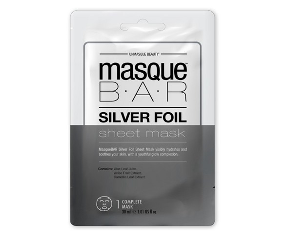 Masque Bar Foil Sheet Mask Silver - 1ct