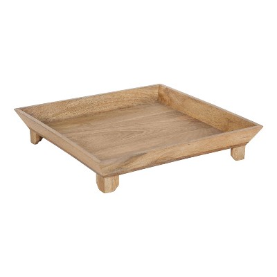 Kate and Laurel Bess Tray, 18x18, Natural
