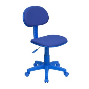 Blue Fabric Ergonomic Swivel Task Chair - Flash Furniture
