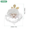Unique Bargains Wrist Corsage Artificial Flower Elastic Band Fabric Wrist Corsage Bracelet - 3 of 4