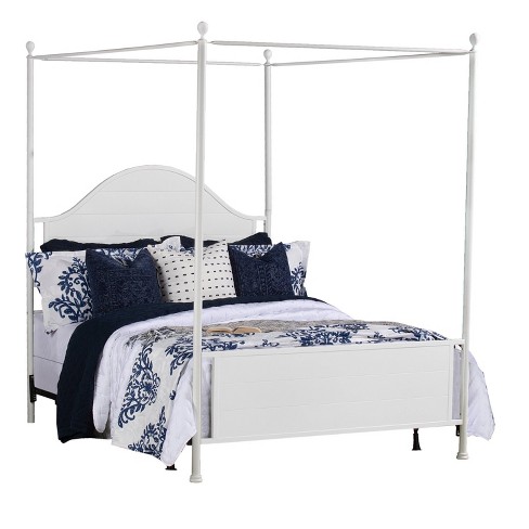 Canopy Bedroom Sets Queen       / Canopy Bedroom Metro Lights Collection By Michael Amini : Made of metal with black finish.