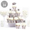Big Dot of Happiness Grad Baseball - Cupcake Decoration - 2025 Graduation Party Cupcake Wrappers and Treat Picks Kit - Set of 24 - 2 of 4