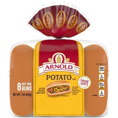 Arnold Potato Hot Dog Buns - 1lbs/8ct