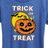 Women's - Instant Message - Vintage Trick Or Treat Pumpkin Short Sleeve Graphic T-Shirt - 2 of 4