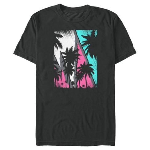 Men's Lost Gods Retro Palm Tree Poster T-shirt : Target