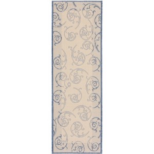 Courtyard CY2665 UV & Stain Resistant Non-Shedding Power Loomed Indoor/Outdoor Rugs - Safavieh - 1 of 4