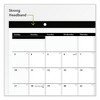 Compact Desk Pad, 18 x 11, White Sheets, Black Binding, Clear Corners, 12-Month (Jan to Dec): 2025 - 2 of 3