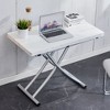 NicBex Modern 43.3" Rectangle Coffee Table with Adjustable Legs and Metal Frame for Living Room and Bedroom - 3 of 4