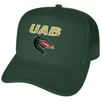 Official University of Alabama at Birmingham Primary Logo Foam Snapback Trucker Hat - for Men and Women, Hunter Green, One Size