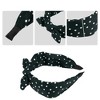 Unique Bargains Women's Bowknot Headband with Bunny Ears 2.17 Inch Wide 1 Pc - 4 of 4