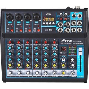 Professional Audio Mixer for Streaming with Multiple Channels, USB Connectivity + Adjustable EQ Settings - 1 of 4