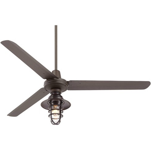 60 Casa Vieja Industrial Indoor, Wet Rated Outdoor Ceiling Fans With Lights And Remote Control