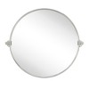 TEHOME Adlina Round Metal Framed Pivoting Wall Mounted Bathroom Vanity Mirror - 3 of 4