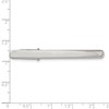 Black Bow Jewelry Stainless Steel Polished Tie Bar Clip, 4 x 57mm - 3 of 4