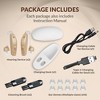 MEDca Digital Hearing Amplifier Set, Personal Sound Amplification Device, Rechargeable All, Day Battery Life Lightweight Behind the Ear BTE Sound - 4 of 4