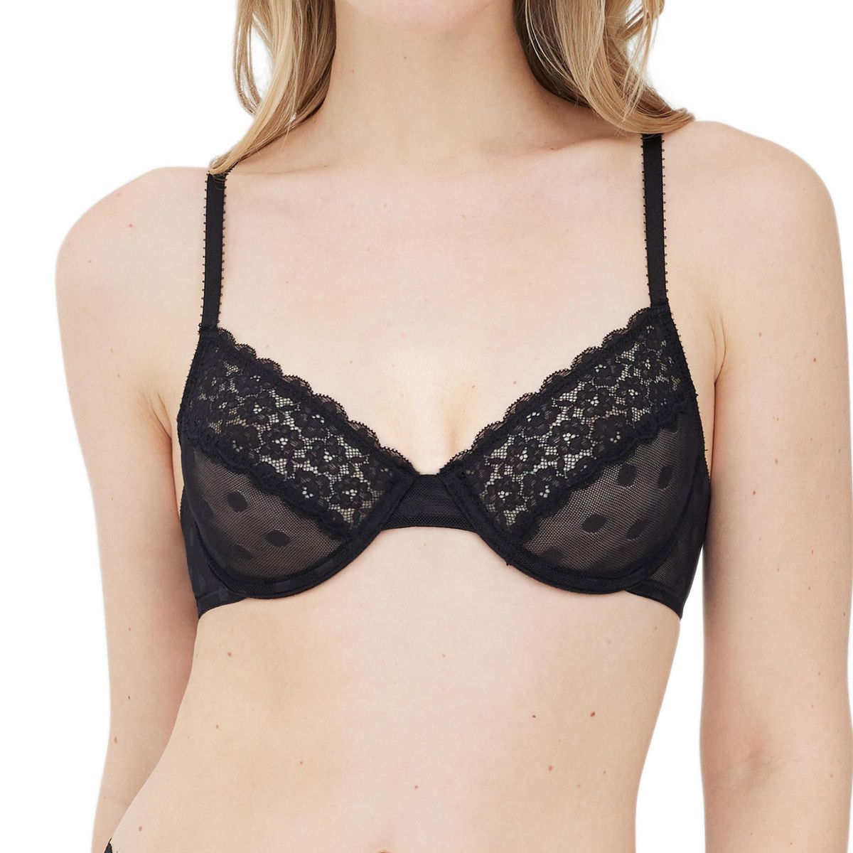 Skarlett Blue Women's Dare Dot Plunge Unlined Bra 314202